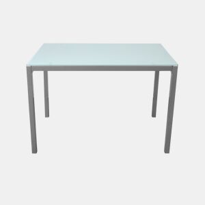 Mesa de cozinha cristal II fixa branca by Conforama, photo 1