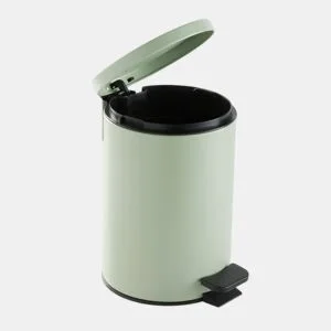 Balde do lixo BASURA 3 litros com pedal verde da Conforama, fotografia 1