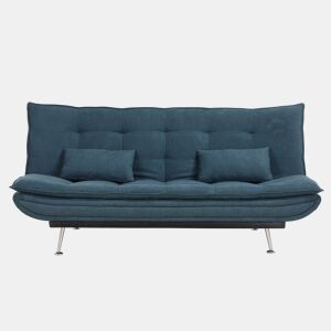 Sofá cama 3 lugares ALIA cor azul da Conforama, fotografia 1