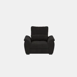 Cadeirão decorativo BENSON cor antracite da Conforama, fotografia 1