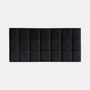 Cabeceira polipele NEBRASKA 160cm preto by Conforama, photo 1