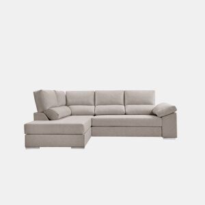 Sofá de canto L BARI XL esquerda 4 lugares vison da Conforama, fotografia 1