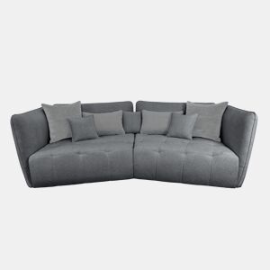 Sofá XXL SOPHIE de 4 lugares cinzento escuro e cinzento claro by Conforama, photo 1