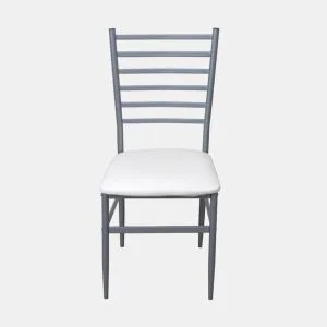 Cadeira de cozinha fixa ALKOR II ICE cor branco da Conforama, fotografia 1