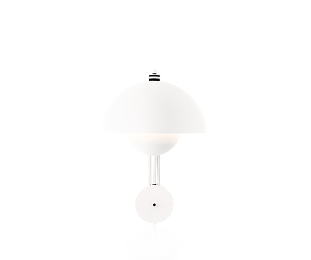 (&Tradition 2026) - Flowerpot VP8 - Wall Lamp - (Matt White) - 133090A221