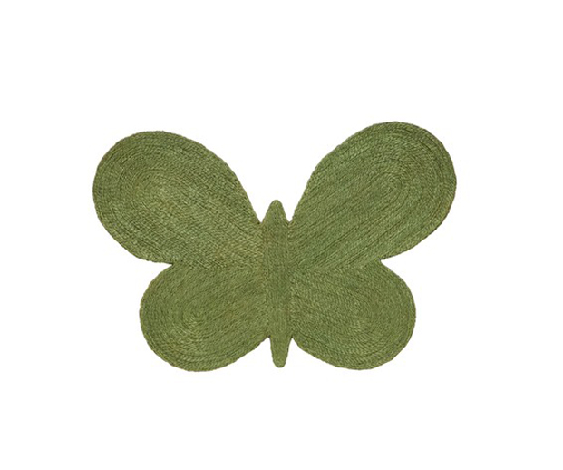 (Nanimarquina 2026) - Lucia Eames - Butterfly Jute - (Moss) - 132x90