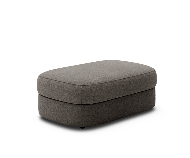 (New Works 2026) - Convent Pouf - (Dark Taupe 10) - 43720NEBA010
