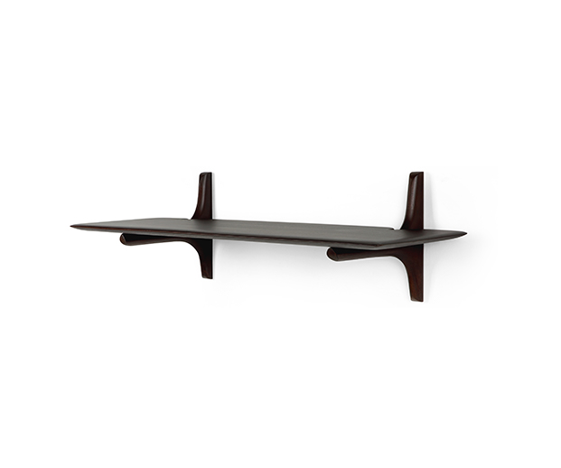 (Ethnicraft 2026) - Pi Estante - ( 1 Shelf (M) - Mahogany Dark Brown) - 29792