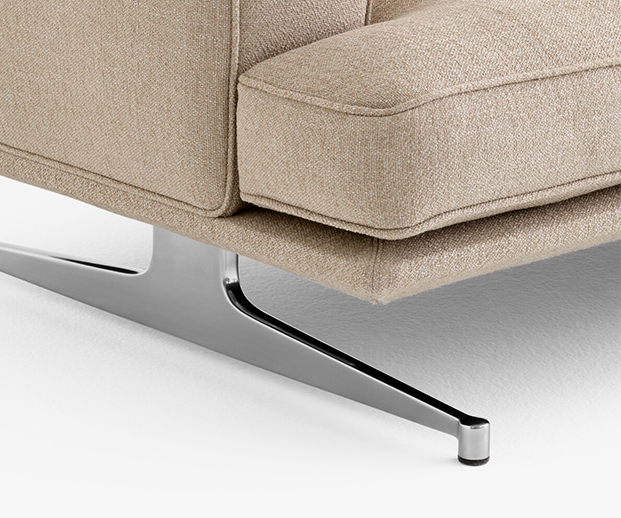 (&Tradition 2026) - Inland AV42 - Sofa - (Polished aluminium - Hot Madinson) - Fabric1 - Live 0 0 0 1