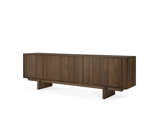 (Ethnicraft 2025) - Pillar Sideboard (Wild Teak) - (220 x 45 x 70) - 14323