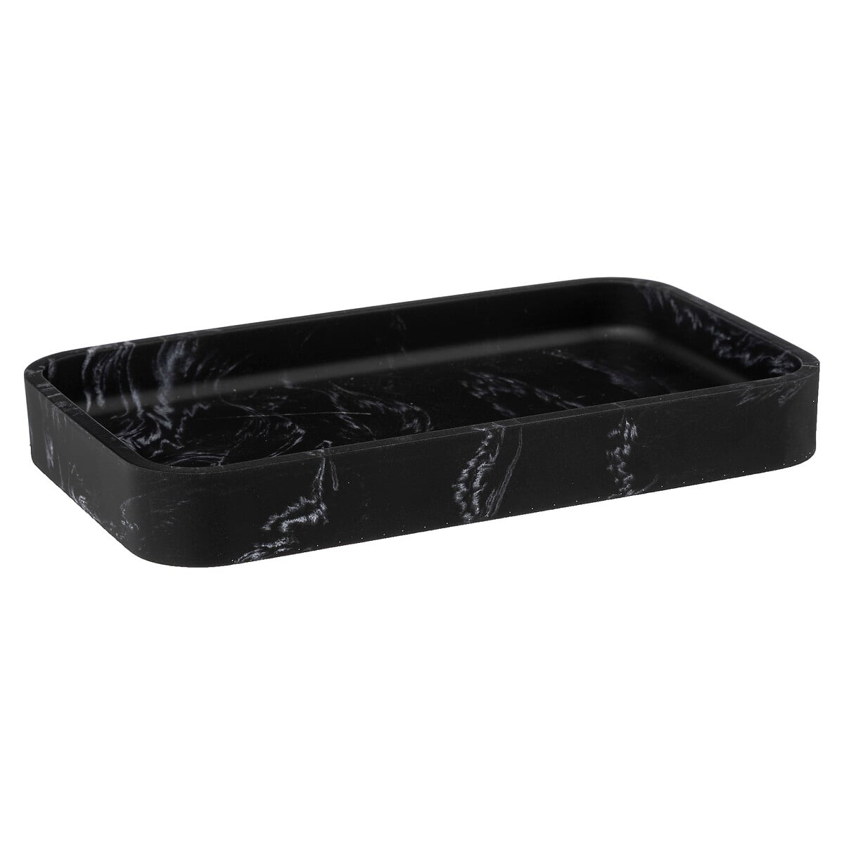 Tabuleiro wc LEA preto efeito mármore da hôma, fotografia 1