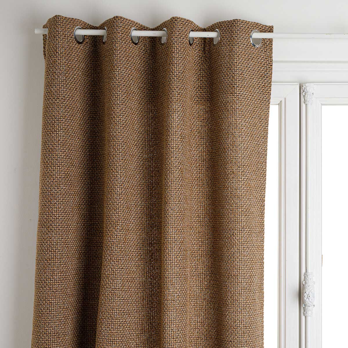 Cortina MAILLE WILD linho bege 140x260cm by hôma, photo 1