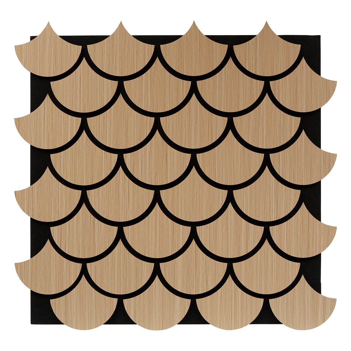 Painel decorativo CLINT natural em mdf 64x66cm da hôma, fotografia 1
