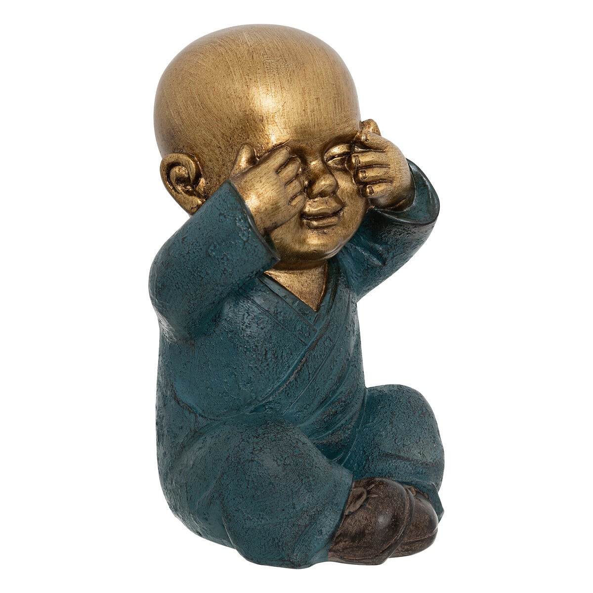 Estátua de buda cego JIL em resina azul by hôma, photo 1