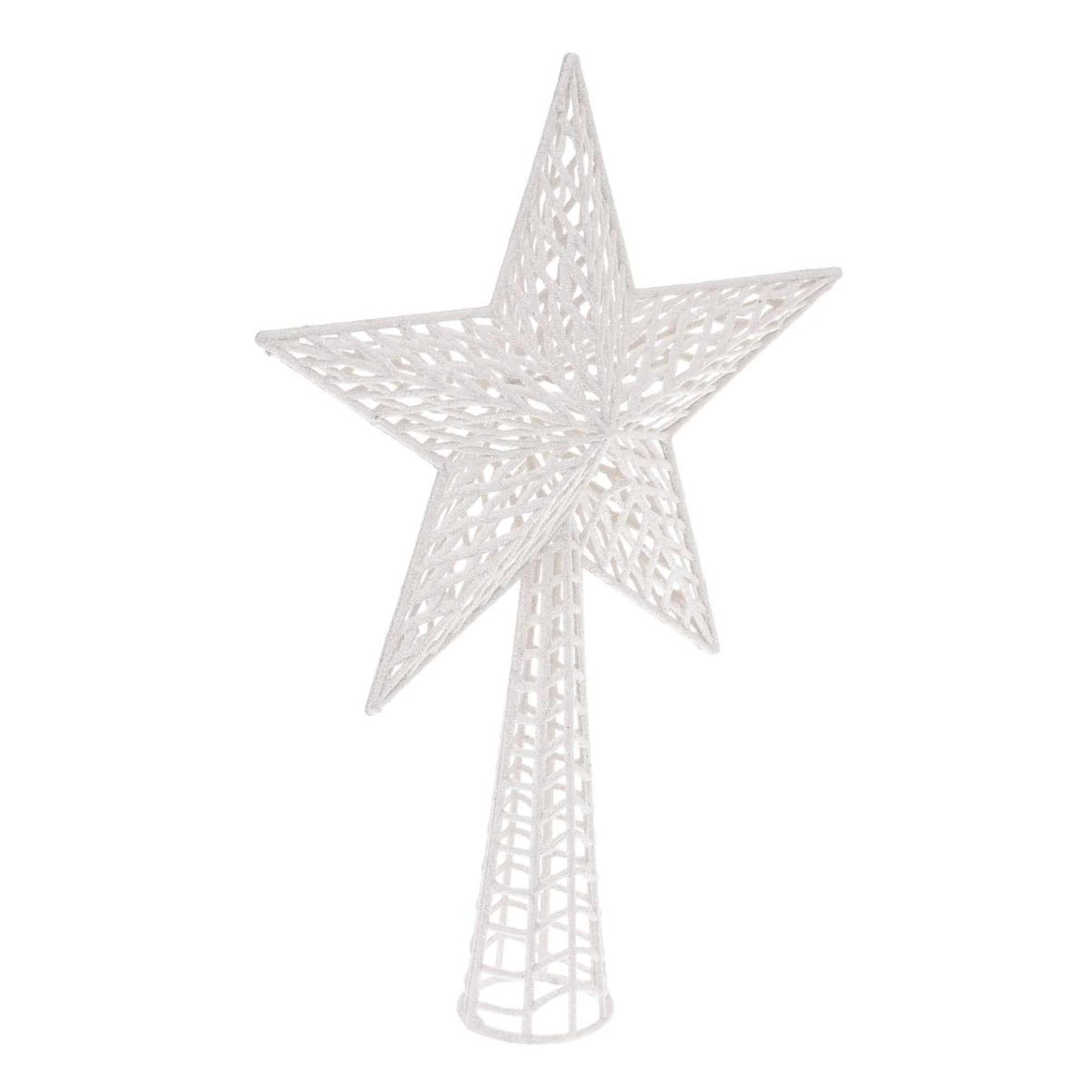 Estrela branca para topo de árvore 38cm by hôma, photo 1