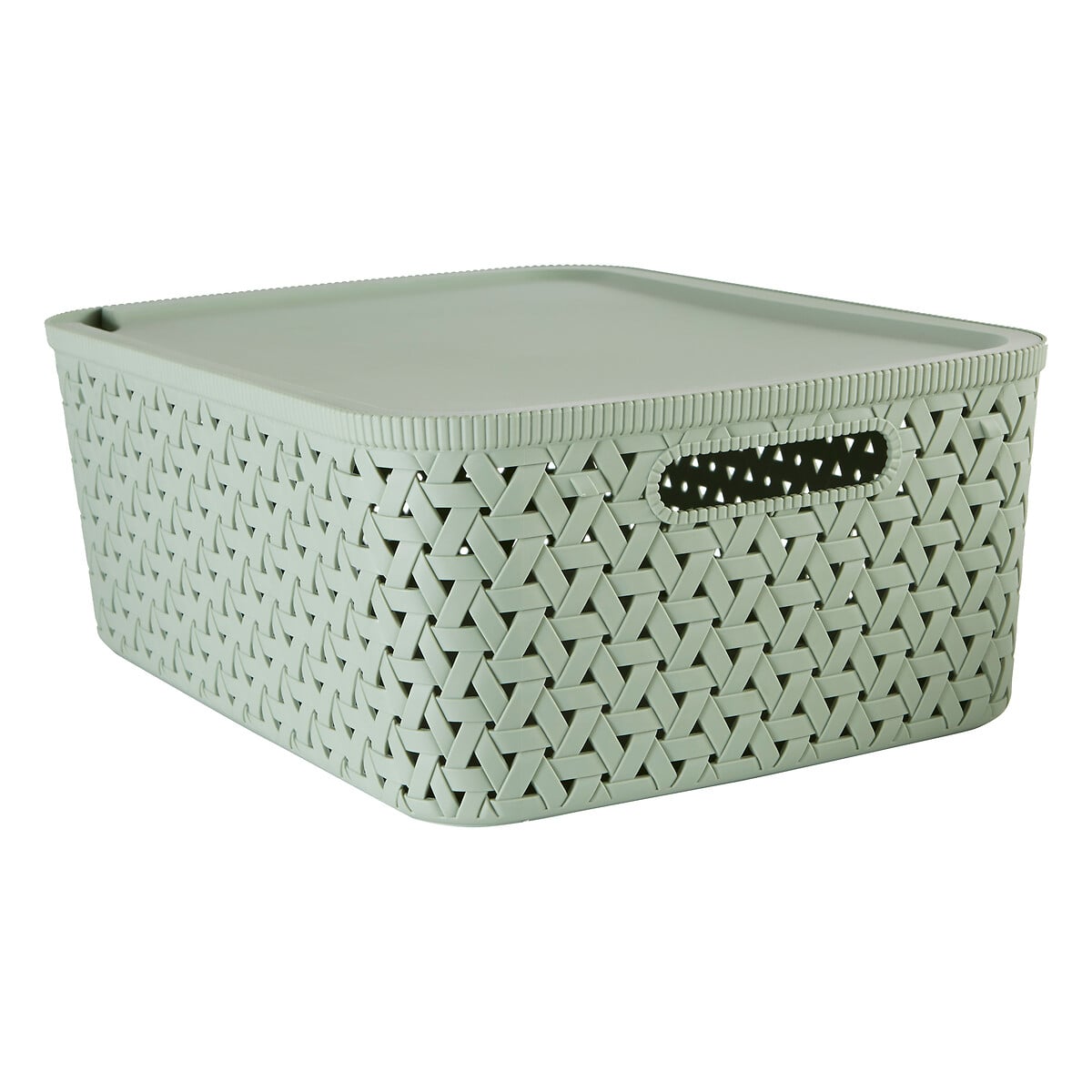 Cesto de arrumação TRESSY verde 15l da hôma, fotografia 1