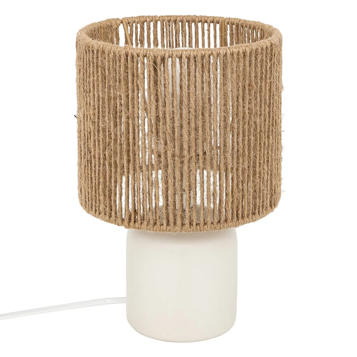 Candeeiro de mesa KOBY branco em cerâmica by hôma, photo 1
