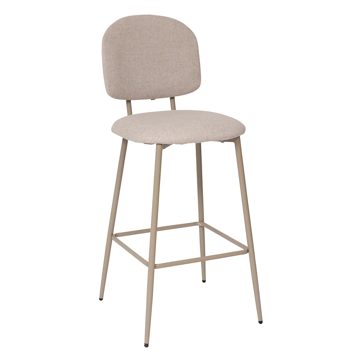 Banco de bar KAMILI bege 108,5cm da hôma, fotografia 1