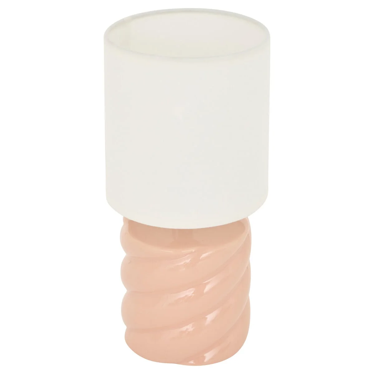 Candeeiro de mesa rosa em cerâmica 17cm da hôma, fotografia 1
