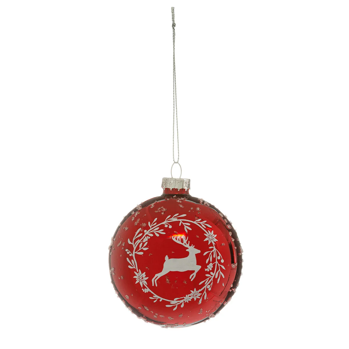 Bola de natal rena 8cm da hôma, fotografia 1