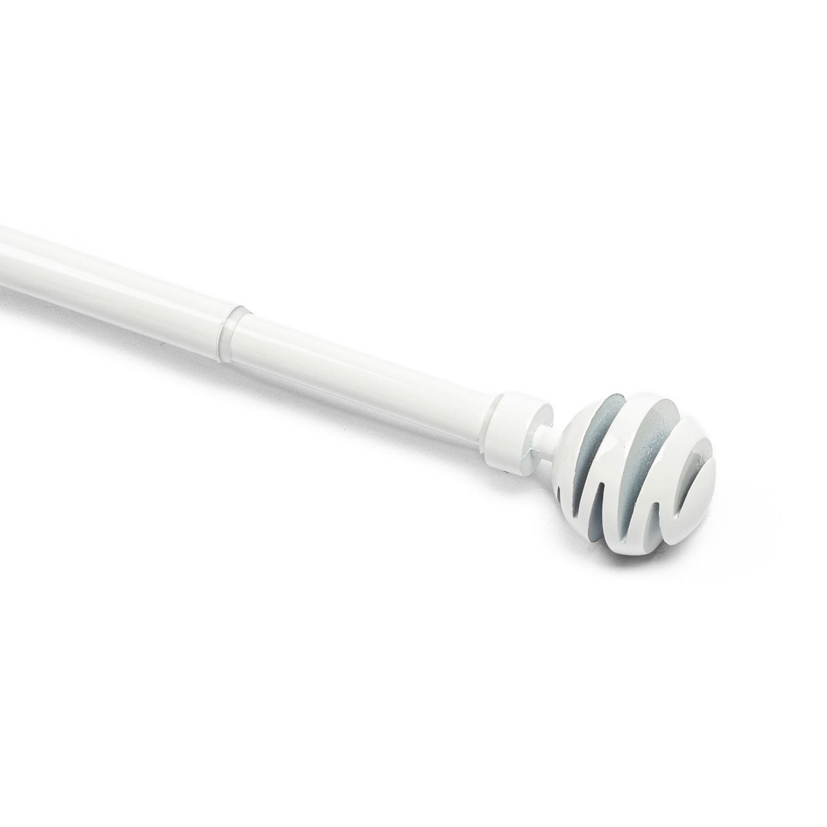 Kit varão extensível branco 120-210cm da hôma, fotografia 1