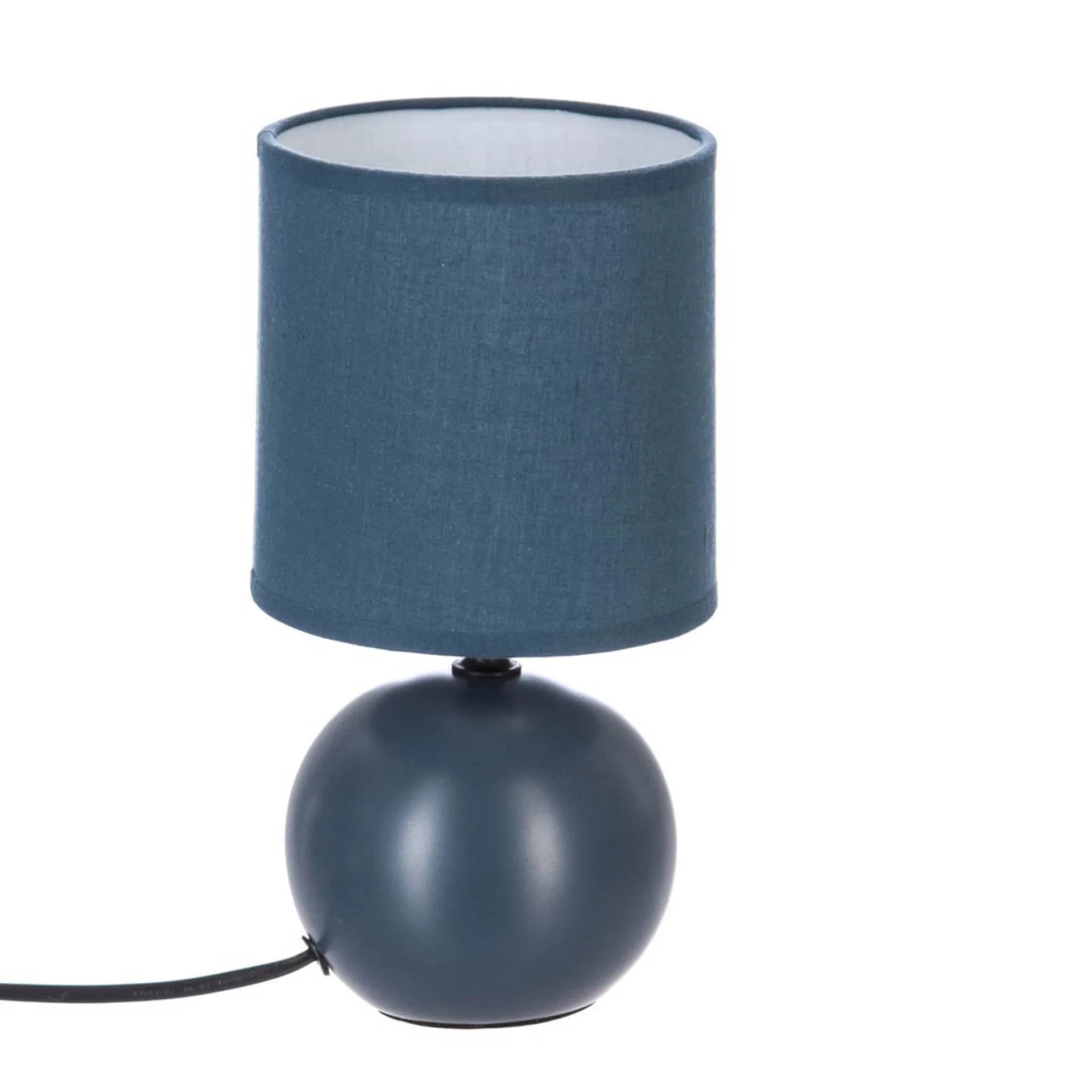 Candeeiro de mesa TIMEO com bola azul em cerâmica da hôma, fotografia 1