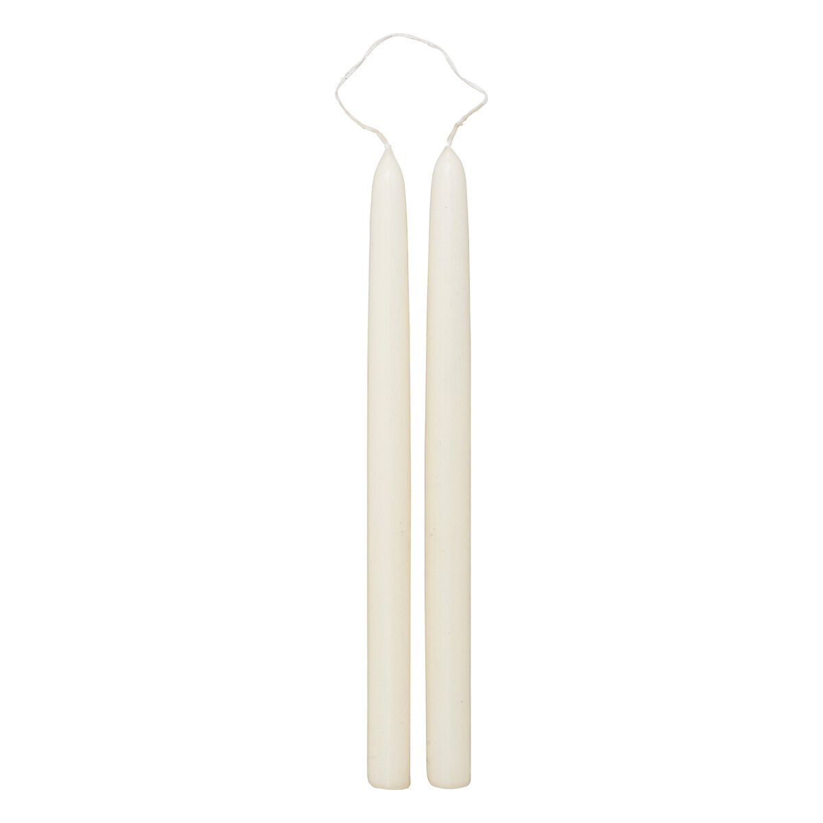 Conjunto de 2 velas HUGO bege 30cm da hôma, fotografia 1