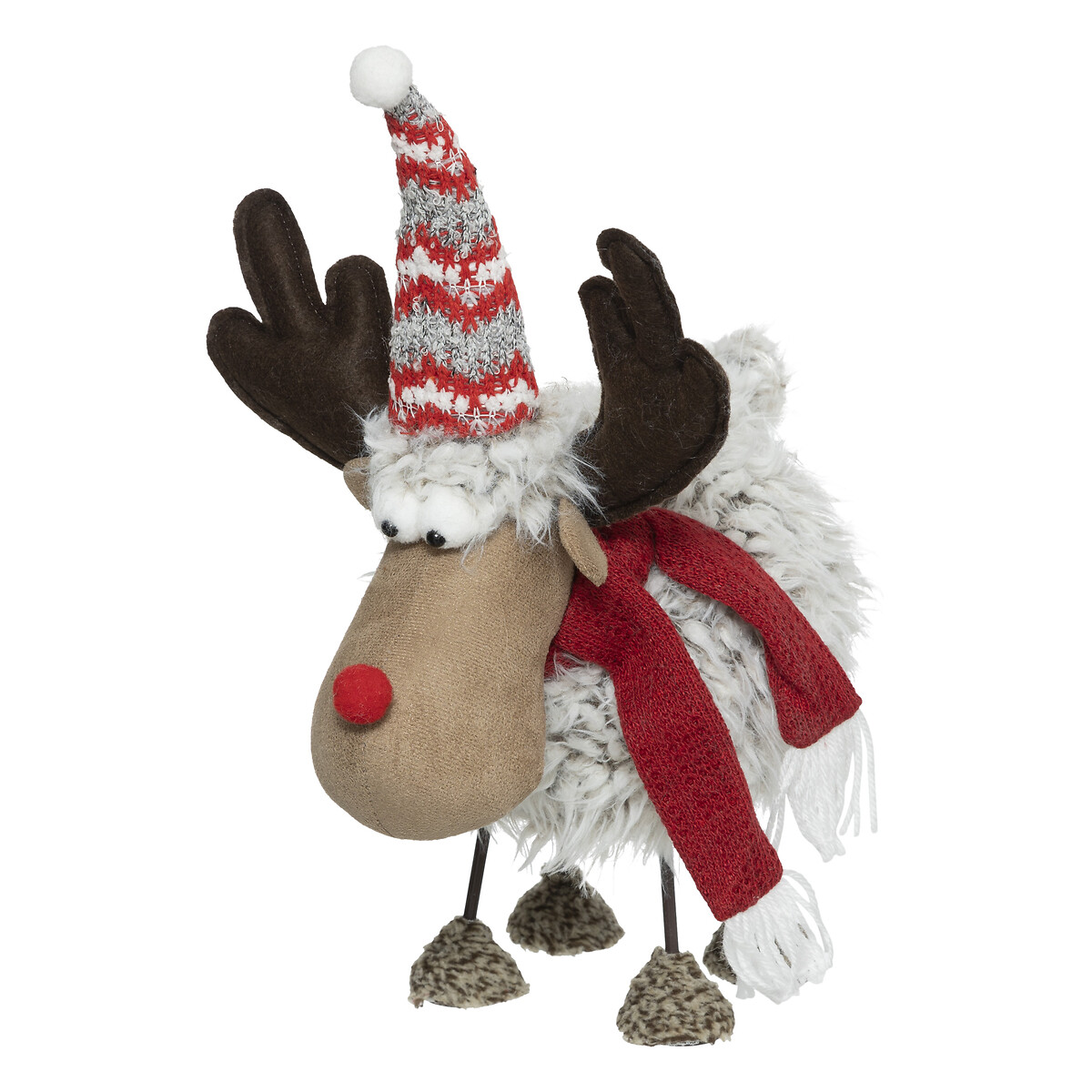 Figura rena com gorro e cachecol 36cm da hôma, fotografia 1