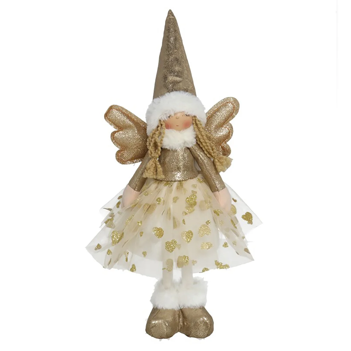 Anjo dourado com led 44cm da hôma, fotografia 1