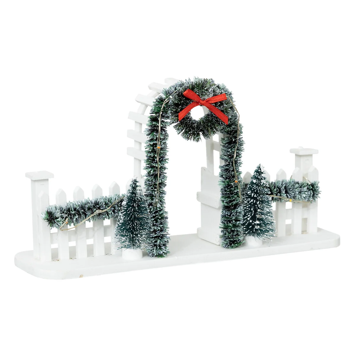 Arco para aldeia de natal com pinheiros e led by hôma, photo 1