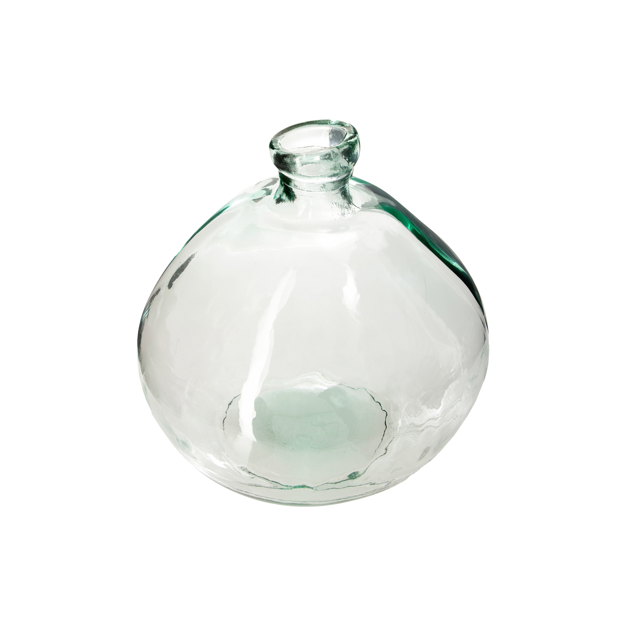 Jarra ULY transparente de vidro reciclado 22cm da hôma, fotografia 1