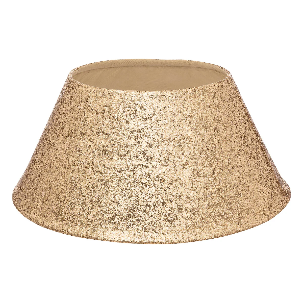 Base para árvore com glitter dourado da hôma, fotografia 1