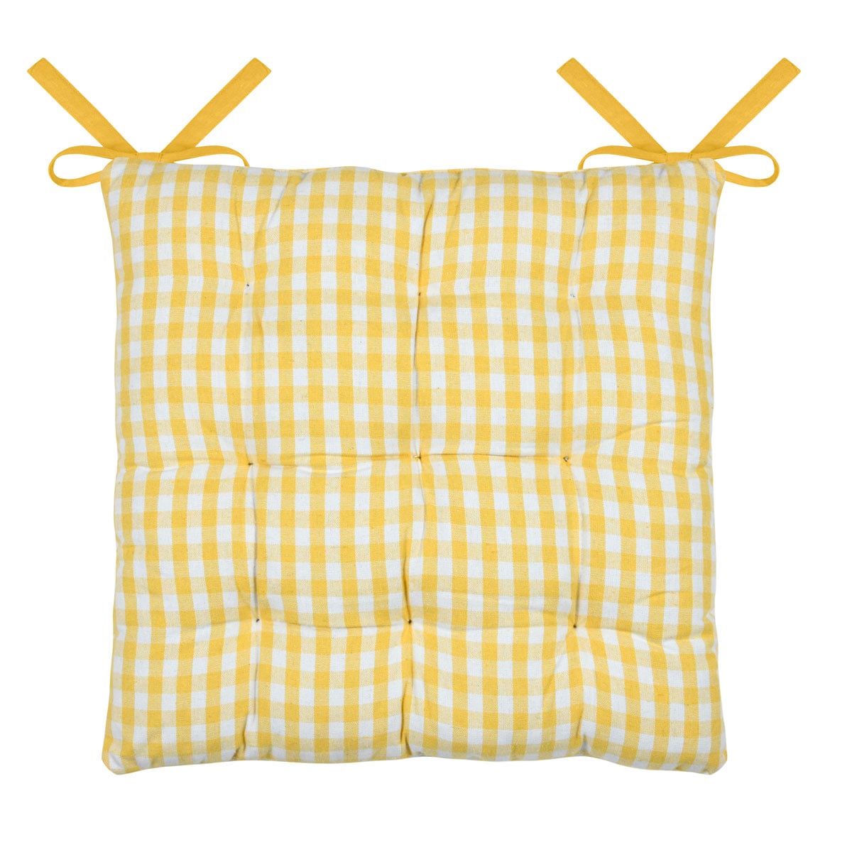 Coxim para cadeira SOLEIL amarelo 40x40cm by hôma, photo 1