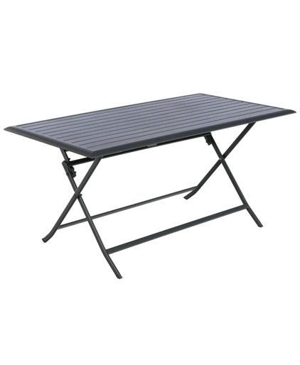 Mesa dobrável AZUA cinza graphite da hôma, fotografia 1