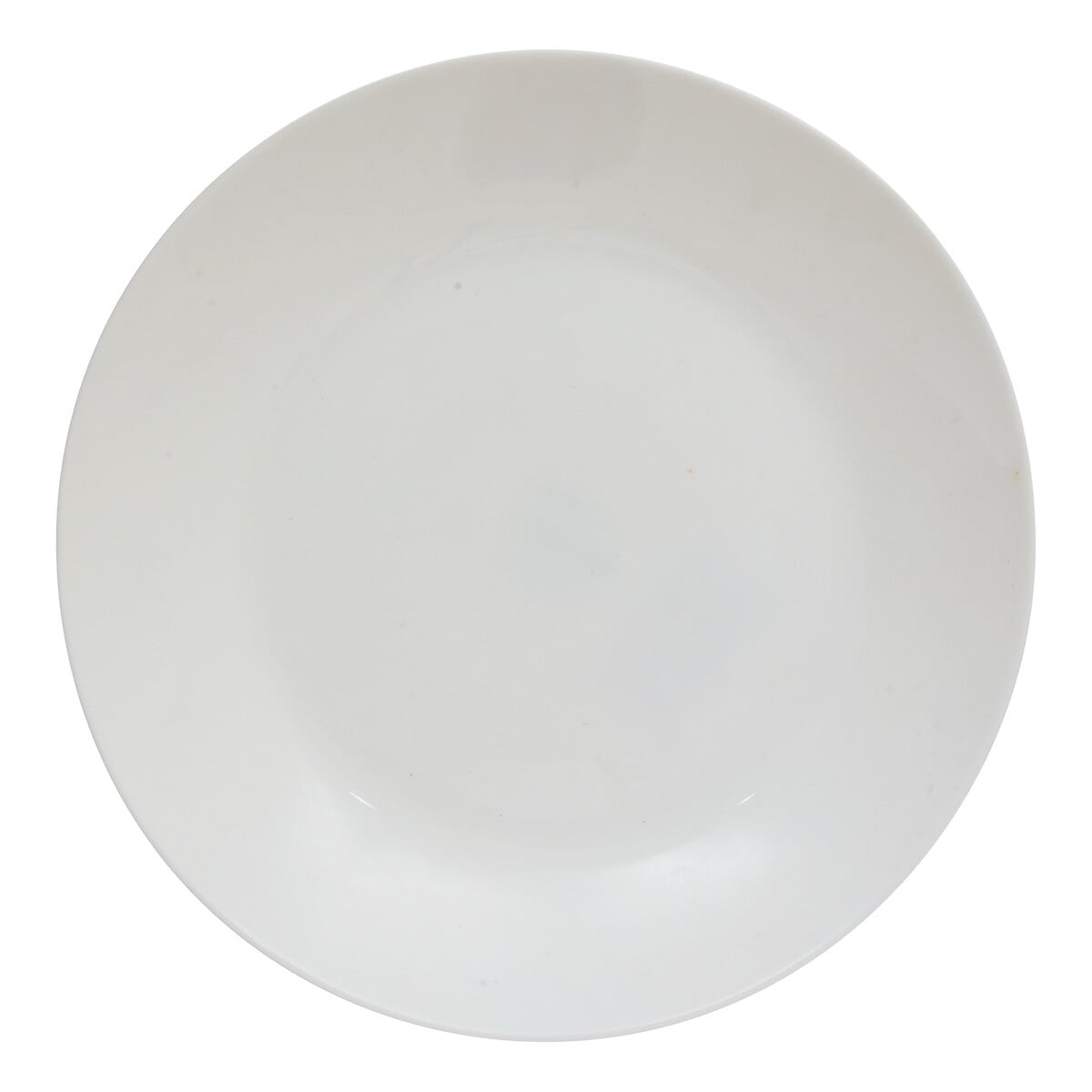 Prato raso LOUISE branco em vidro 25cm da hôma, fotografia 1