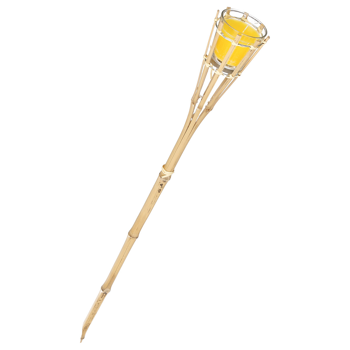 Tocha em bambu com vela citronela 76cm by hôma, photo 1