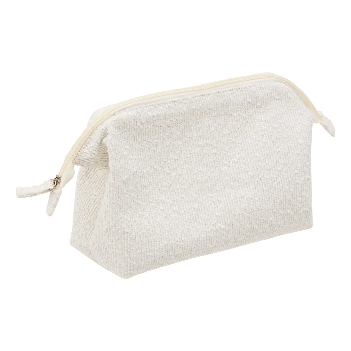 Bolsa de higiene branca em tecido bouclé by hôma, photo 1