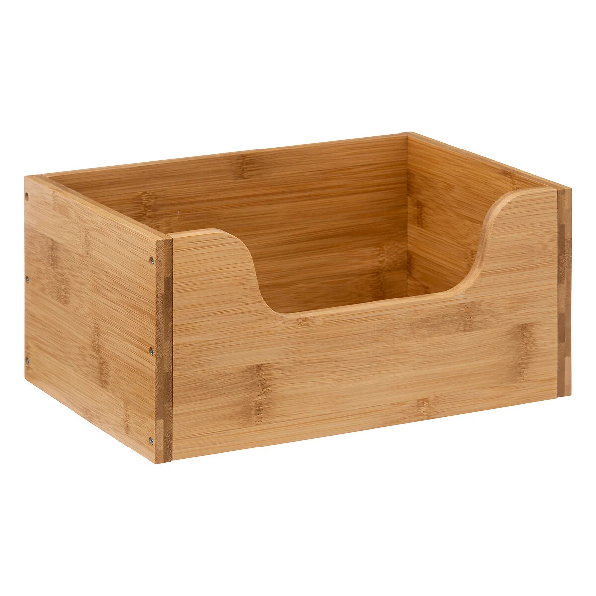 Caixa organizadora empilhável em bambu 15x31,5cm da hôma, fotografia 1