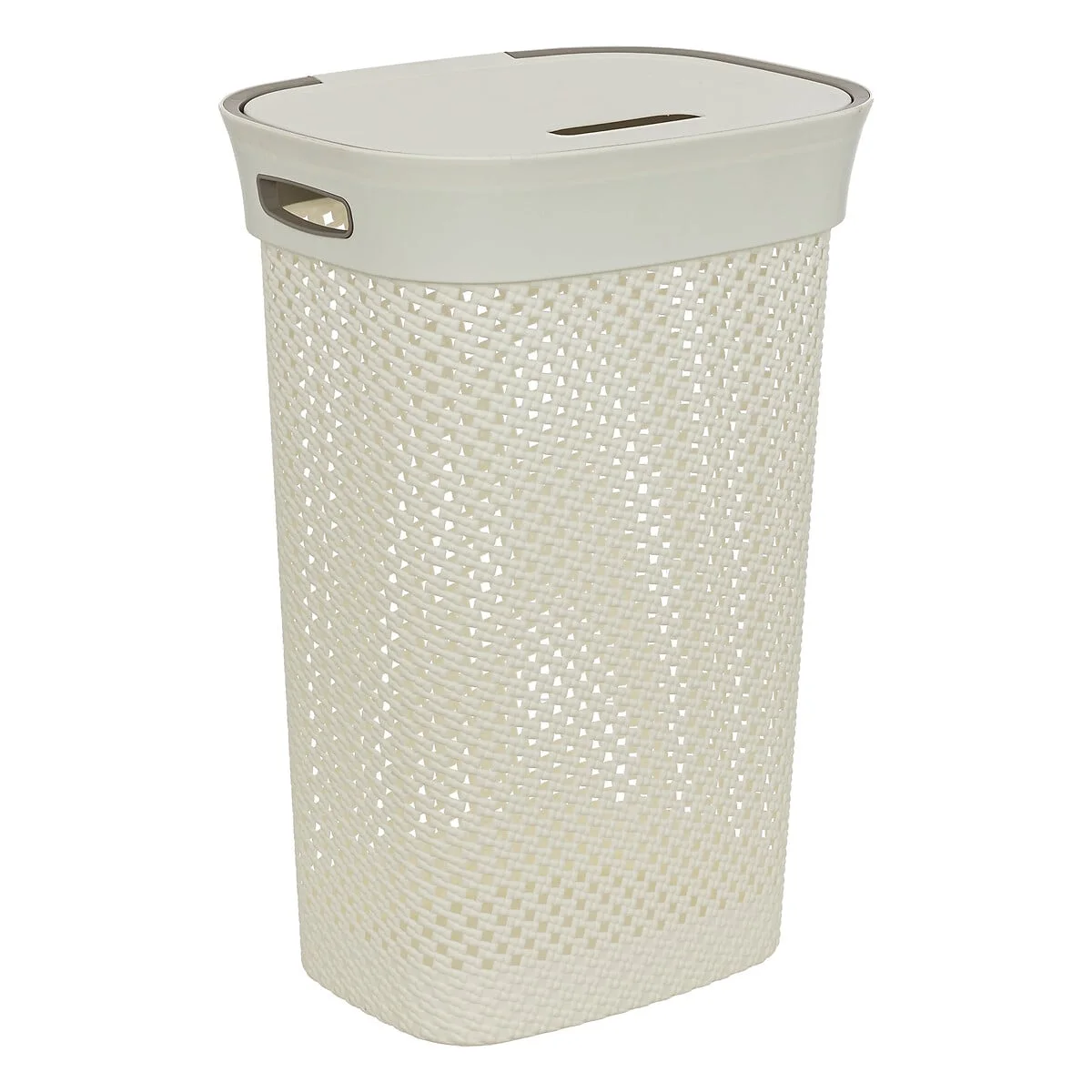 Cesto de roupa wc PURL bege 60l by hôma, photo 1
