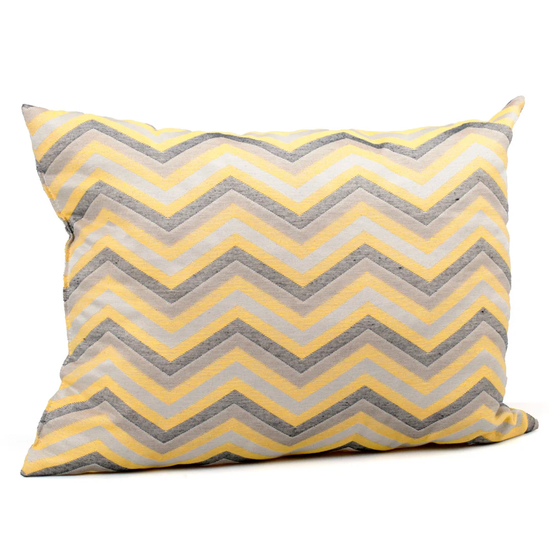 Almofada ZIG ZAG amarela 45x60cm by hôma, photo 1
