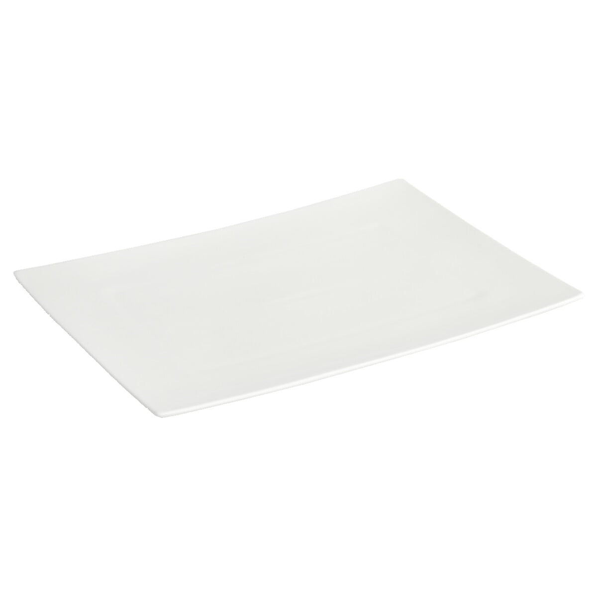 Prato de servir TOKYO branco em cerâmica 20x28cm da hôma, fotografia 1