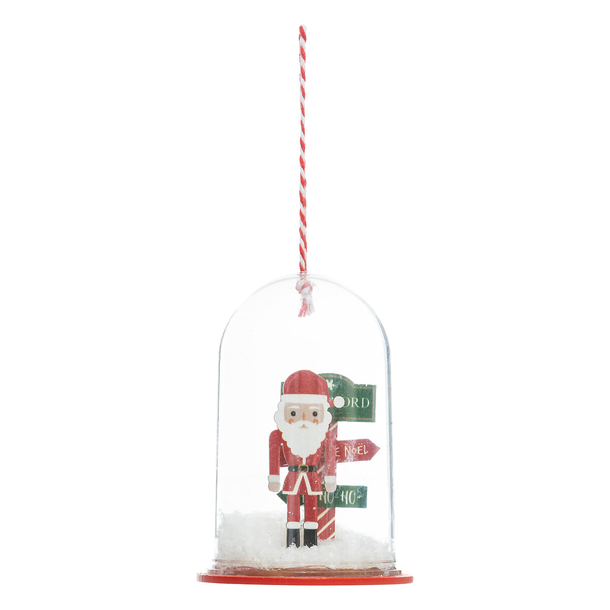 Pendurante em forma de cúpula com pai natal encapsulado 9cm by hôma, photo 1