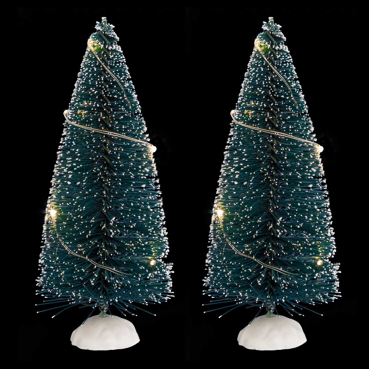 Conjunto De 2 Árvores De Natal Luminosas Branco Quente da hôma, fotografia 1