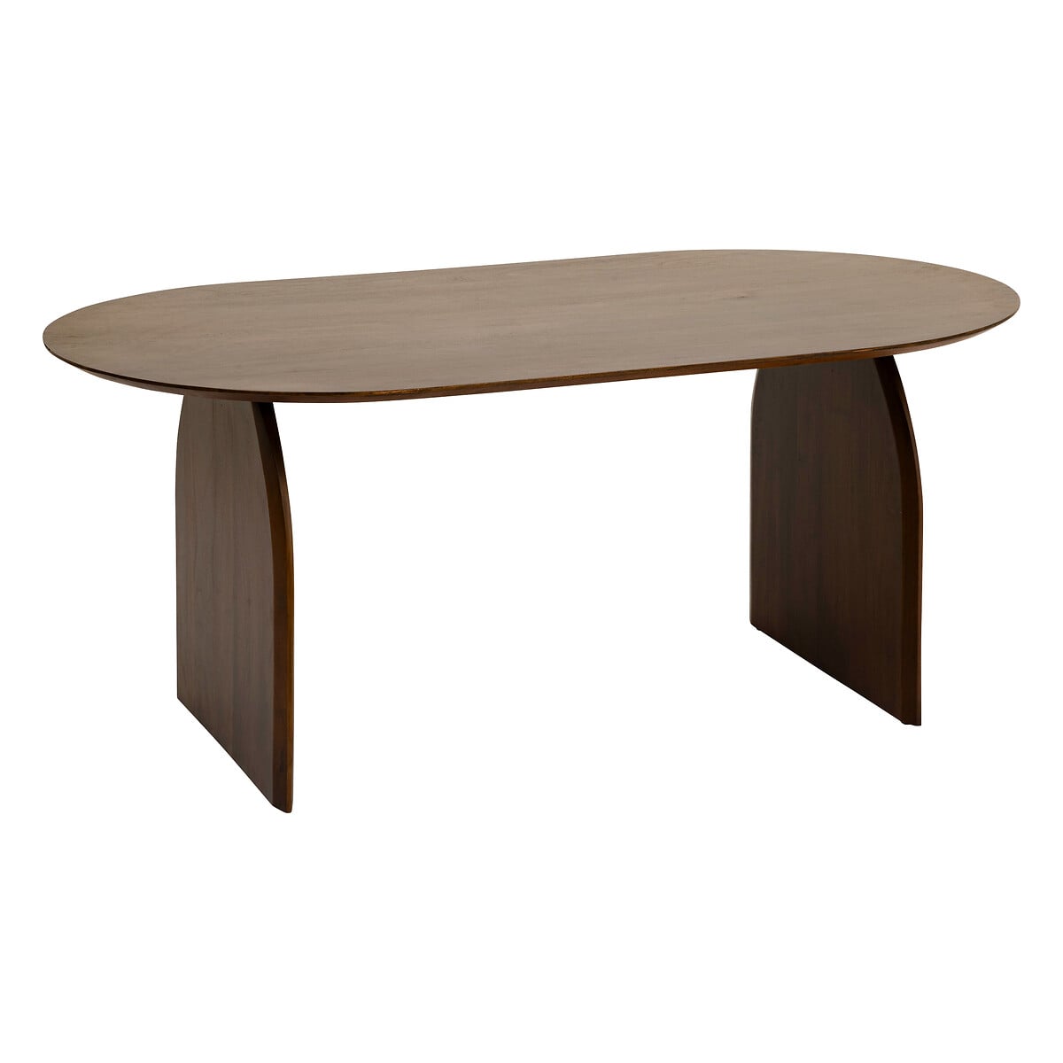 Mesa de jantar ISANA castanha em madeira acácia 180cm da hôma, fotografia 1