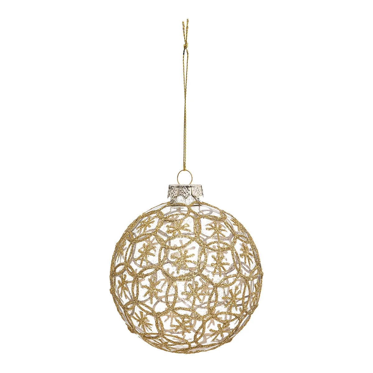 Bola dourada em vidro com estrelas by hôma, photo 1