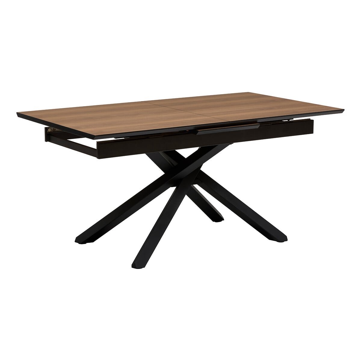 Mesa de jantar extensível SANDRI castanha da hôma, fotografia 1