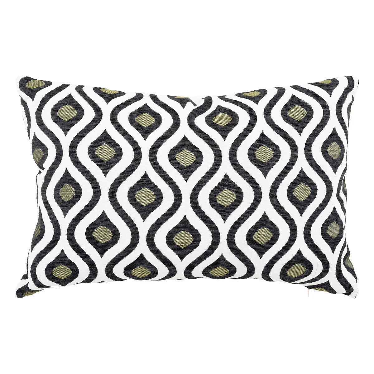Almofada jacquard TWISTED LIME 38x58cm da hôma, fotografia 1