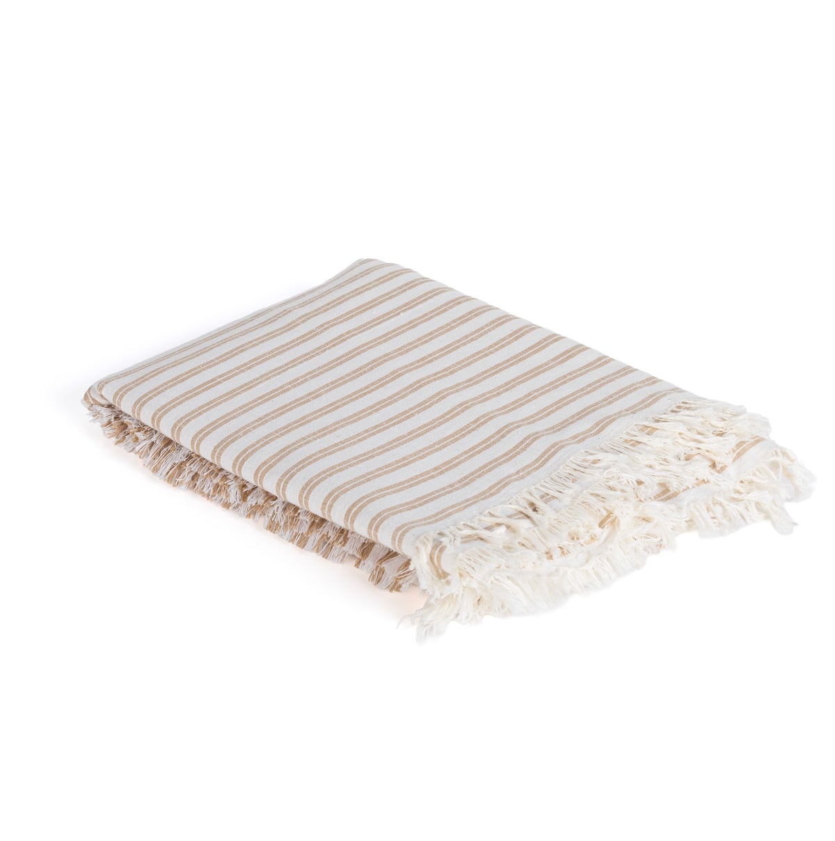 Toalha de mesa SLUB STRIPES bege 140x320cm by hôma, photo 1