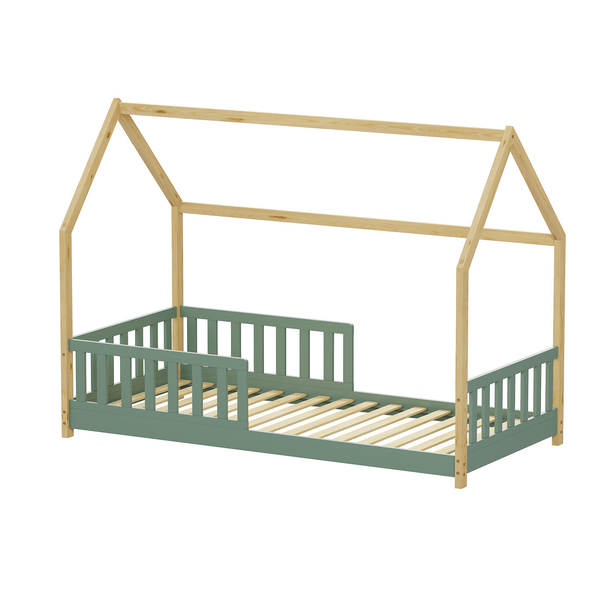 Cama SNUG verde 90x190cm da hôma, fotografia 1