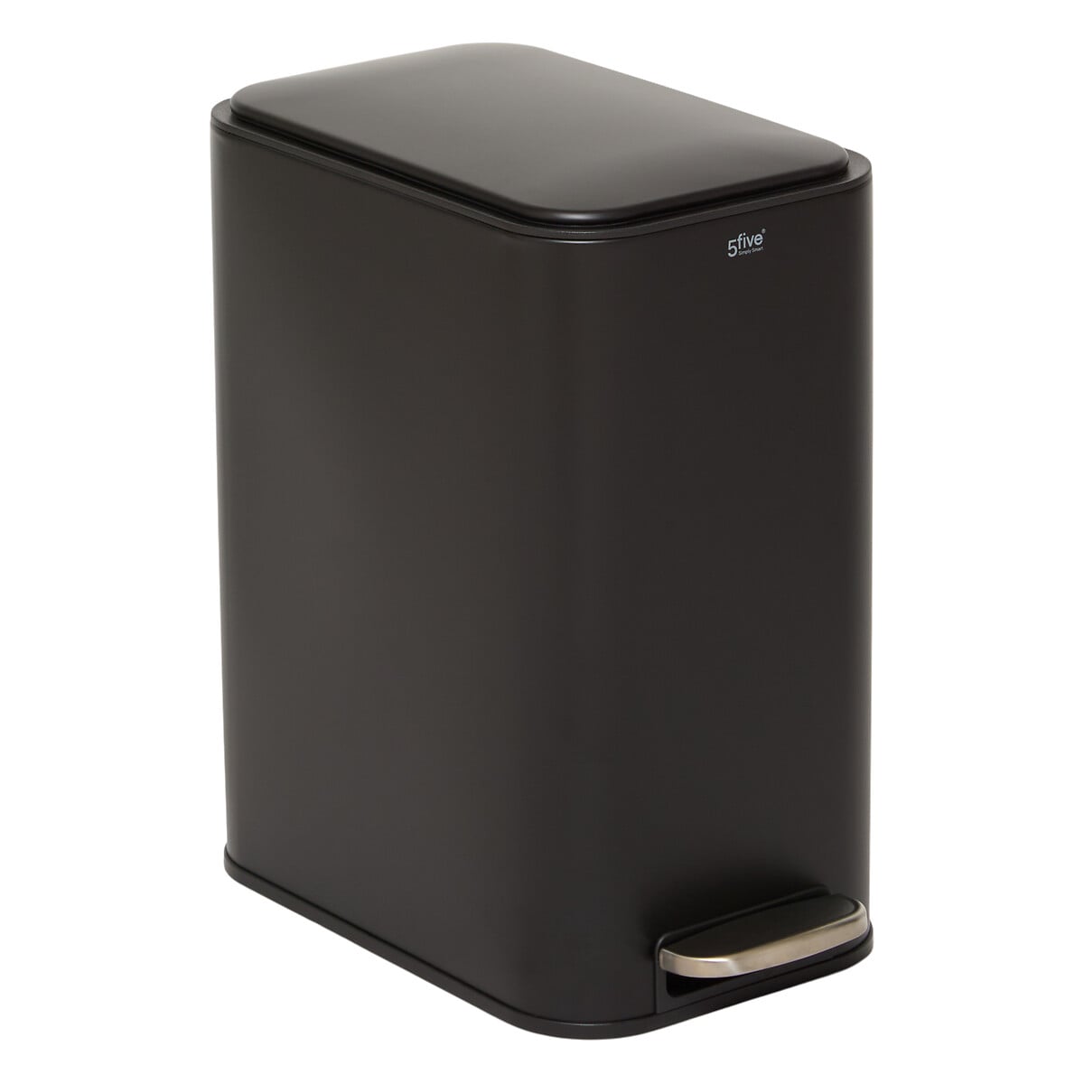 Balde do lixo DELTA SLIM preto 20l da hôma, fotografia 1